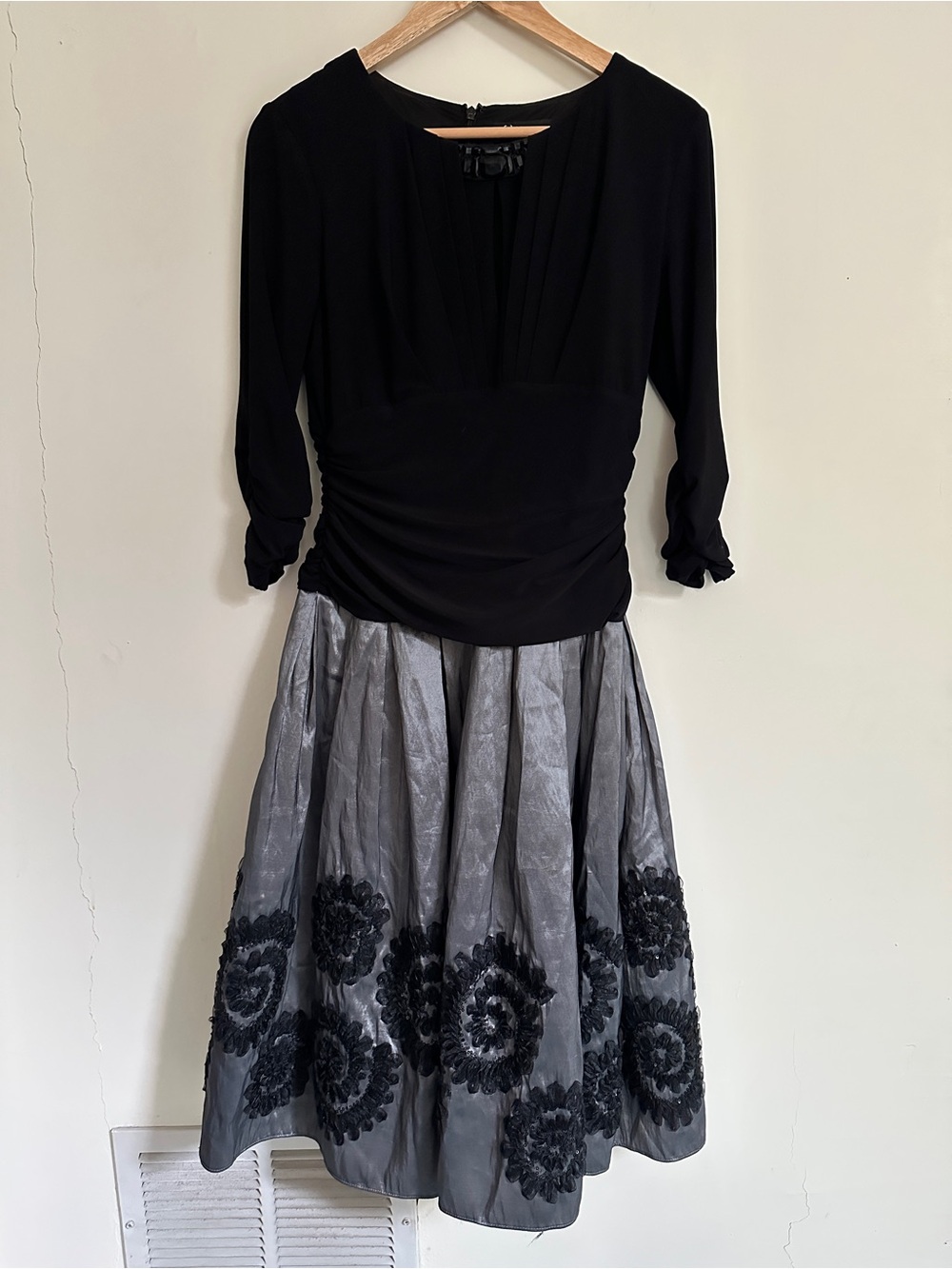 S.L. Fashions Embroidered Dress
